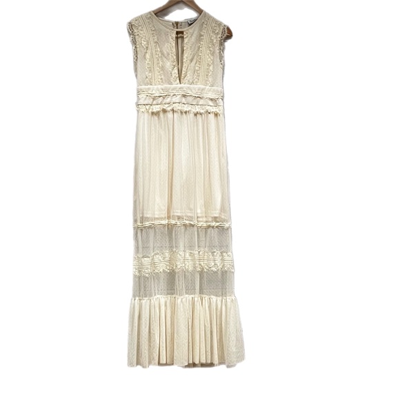 NWT Nasty Girl Open To It Maxi Lace Dress - Picture 2 of 12